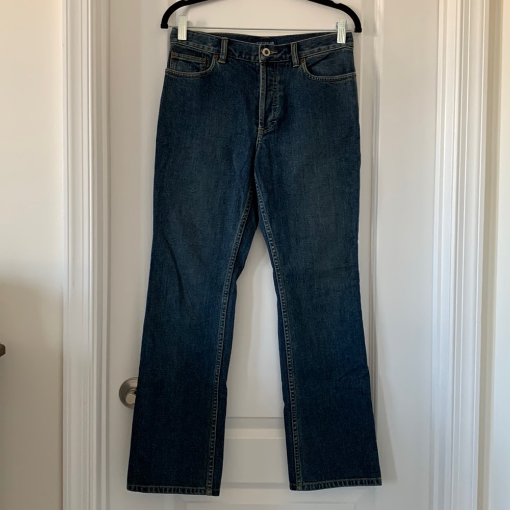 ANN TAYLOR Vintage Bootcut Button Fly Special Edition Jeans Size 6P